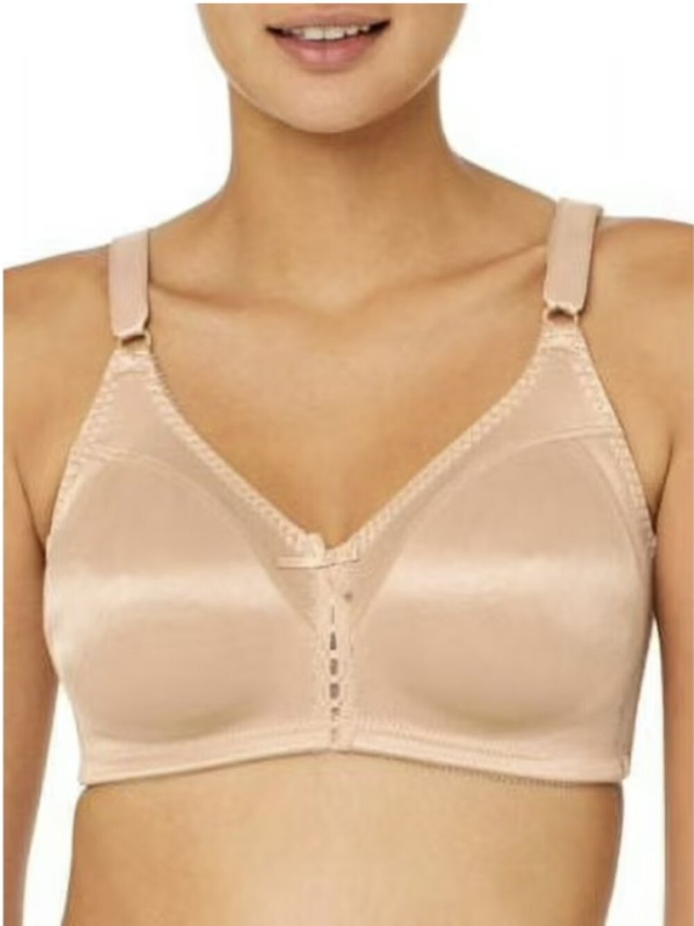 Bali Women's Double Support Wirefree Bra 3820 Nude 40D NWOT